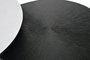 GINER Y COLOMER Lot de 2 tables basses avec structure en métal, Noir et Blanc